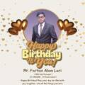 Special Birthday Wishes to Farhan Alam Lari from JJ Crowns!