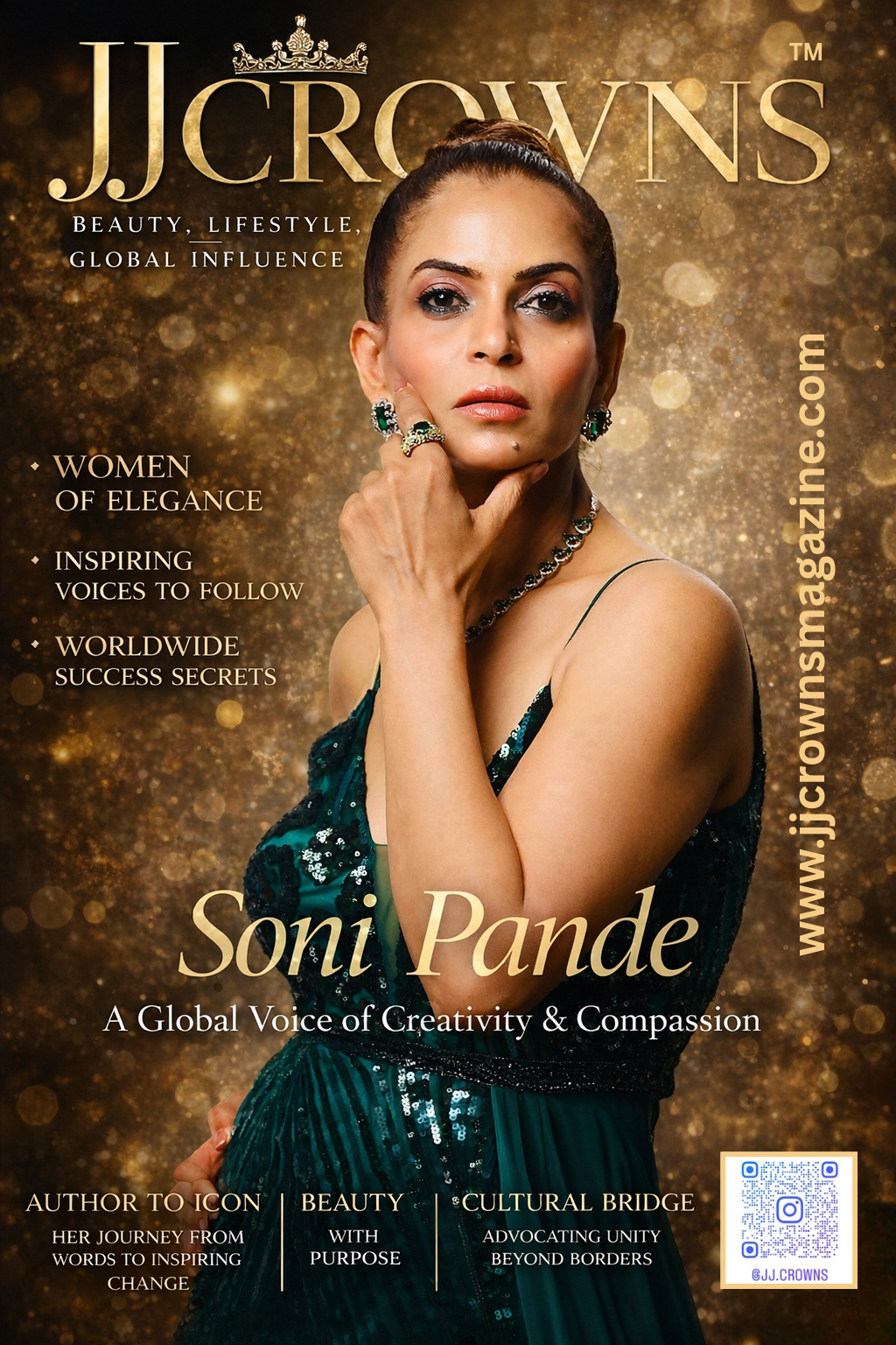 JJ Crowns Global Magazine – March 2026 Edition | Featuring Soni Pande