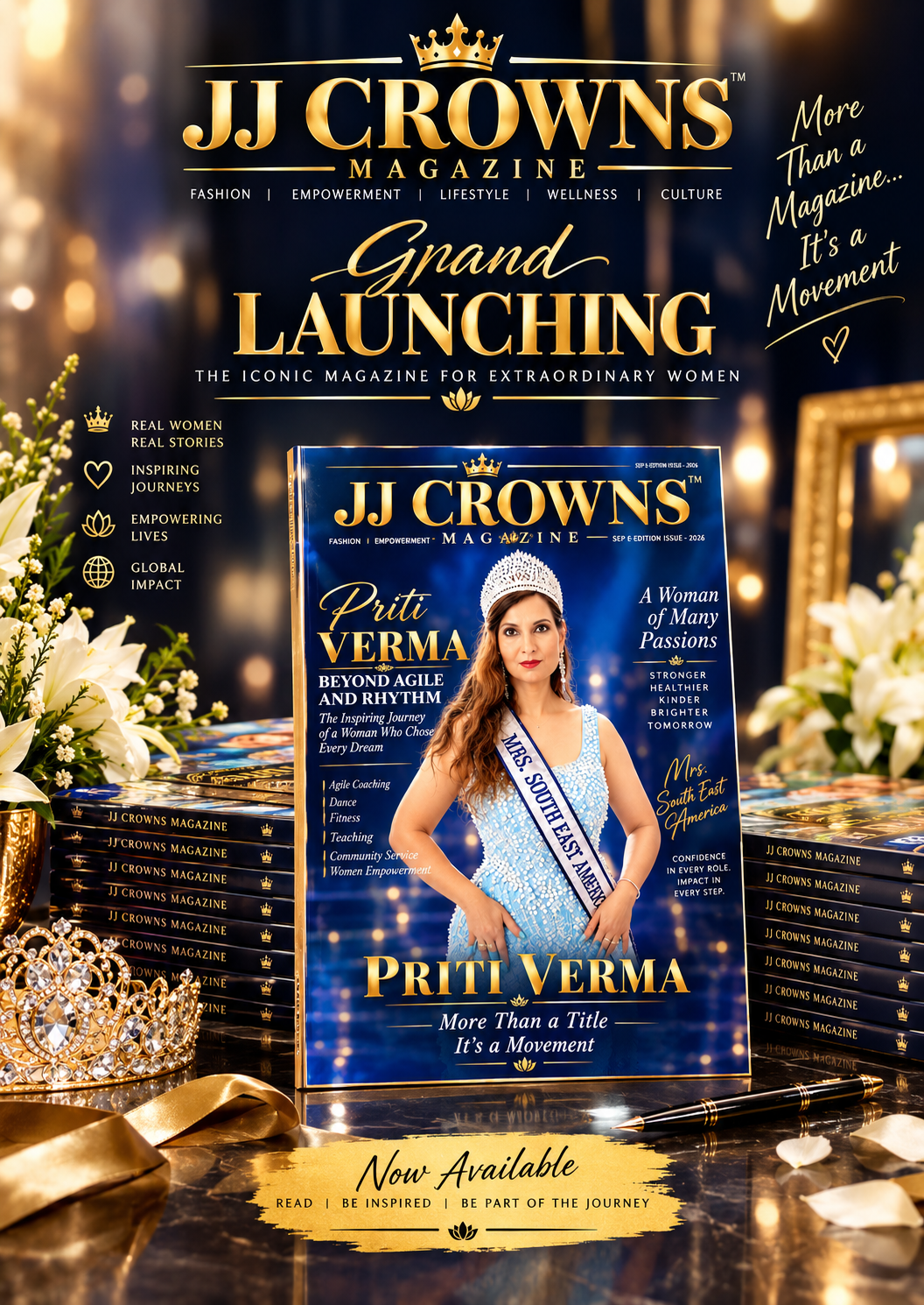 Priti Verma – Beyond Agile & Rhythm | Women Empowerment Cover Story | JJ Crowns September 2026 E-Magazine - Image 3